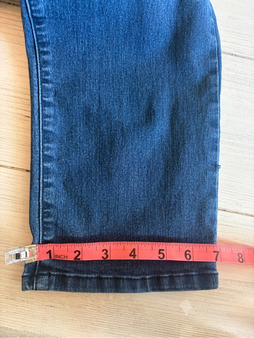 Democracy Dark Blue Straight-Leg Jeans - Picture 7 of 9